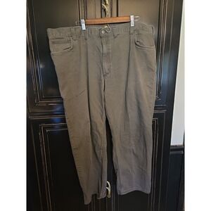 Carhartt Relaxed Fit 46x30 Brown Jeans, Workwear,  Ranch Read